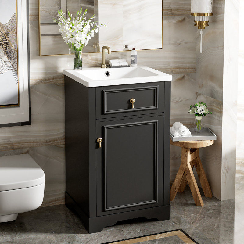 Windoom 20-inch Bathroom Vanity With Ceramic Sink | Wayfair